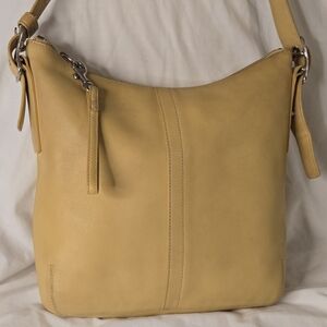 Coach Tan Leather Shoulder Bag